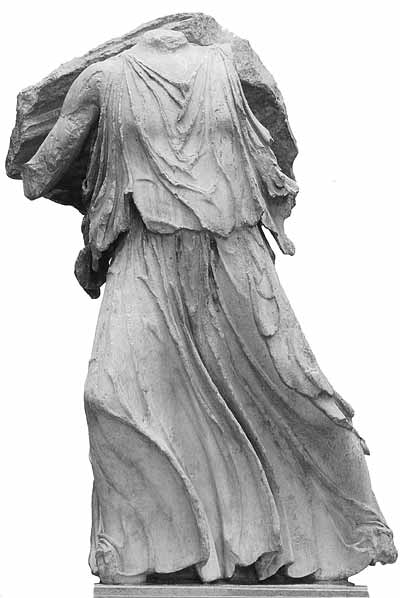 Восточный фронтон, статуя  Артемиды, Британский Музей
